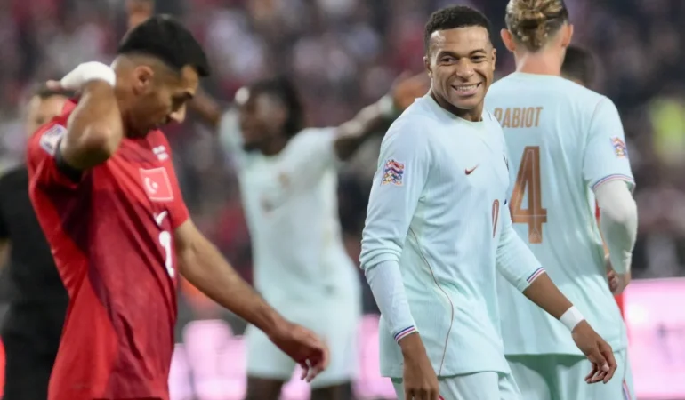 Mbappe farkı: Türkiye , UEFA Uluslar A Ligi’nde Fransa’ya 1-0 mağlup oldu.
