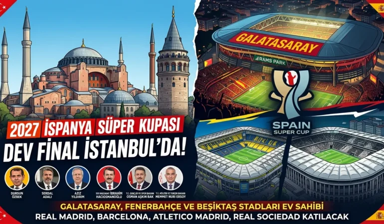 İspanyol Süper Kupası heyecanı İstanbul’da:  2027 İspanya Süper Kupası Fikstürü