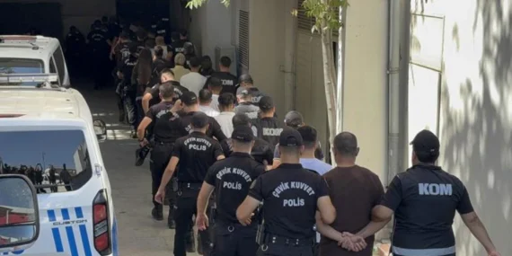 Gaziantep’te suç örgütüne büyük operasyon! 46 adrese baskın, 18 tutuklama