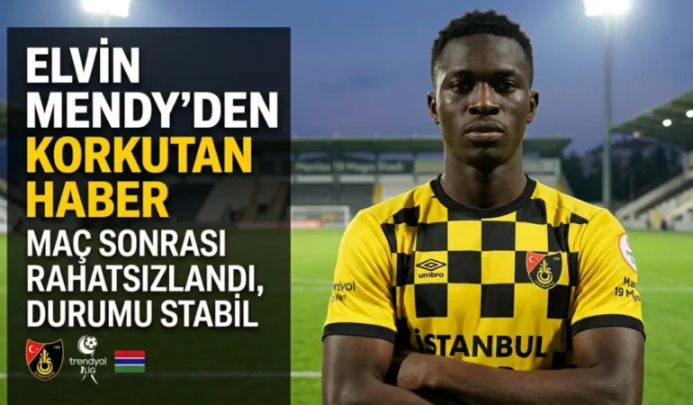 İstanbulsporlu futbolcular galibiyete sevinemedi: Elvin Mendy’nin hastalığı korkuttu