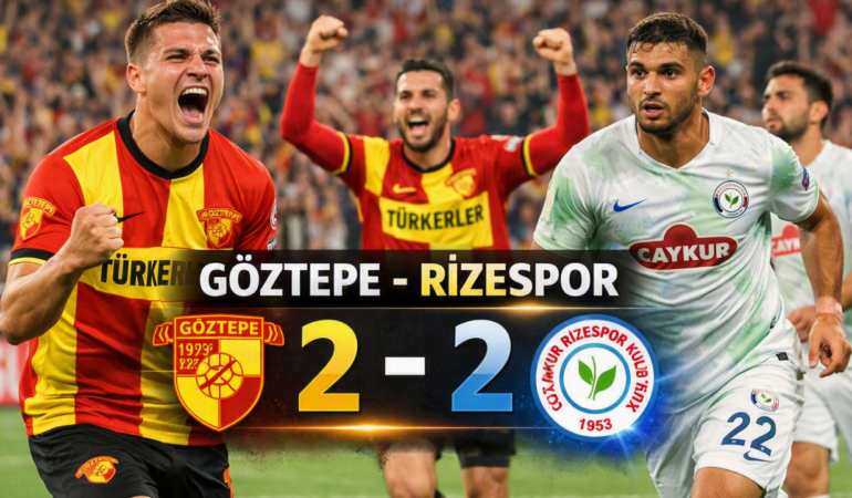 Göztepe 2-2 Çaykur Rizespor: Gürsel Aksel’de Nefes Kesen Beraberlik