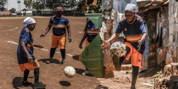 Yaşıtları oturacak yer arayan nine: Virginia Mumbua teyze 70 Yaşında futbol oynuyor