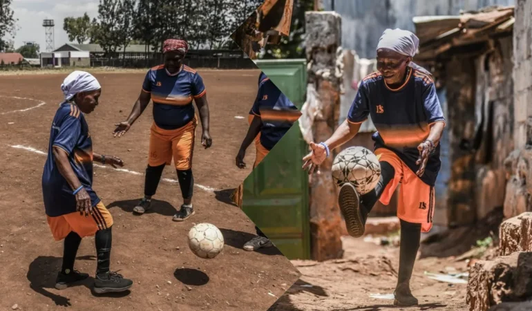 Yaşıtları oturacak yer arayan nine: Virginia Mumbua teyze 70 Yaşında futbol oynuyor