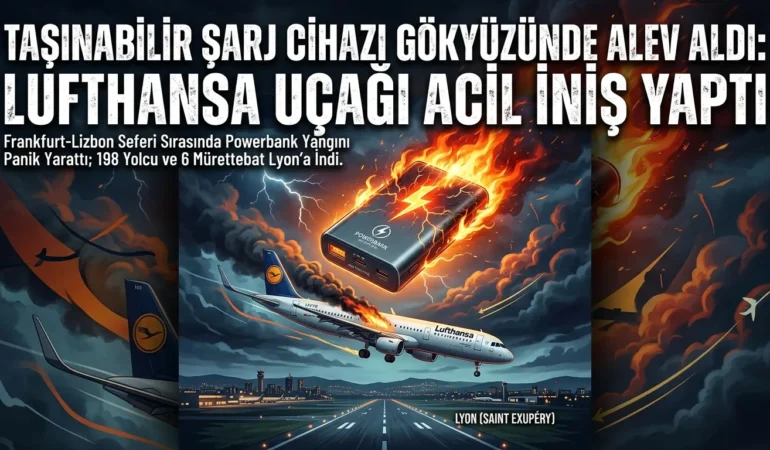 Powerbank Alev Aldı: Yolcu Uçağı Acil İniş Yaptı!