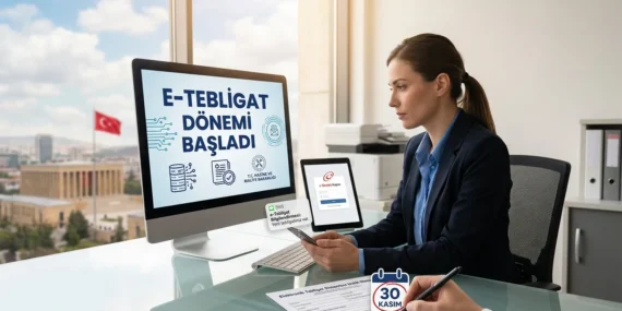 e-Tebligat Sistemine Dahil Olma Şartları ve Son Başvuru Tarihi