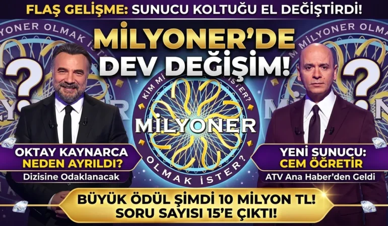 Oktay Kaynarca Kim Milyoner Olmak İster’den Neden Ayrıldı, Yeni Sunucu Cem Öğretir Kim?