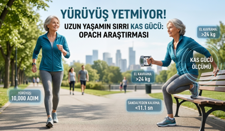 Yürümek yetmiyor: Kavrama gücü ve kalkma performansınız da önemli